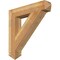Ekena Millwork Traditional Arts & Crafts Rough Sawn Bracket, Western Red Cedar, 6"W x 34"D x 34"H BKT06X34X34TRA03RWR - alternate 1